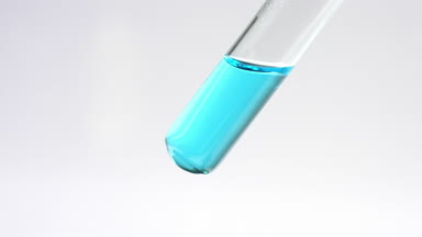 Boiling water in tube flask