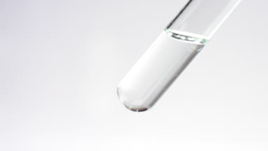 Water boiled in test tube