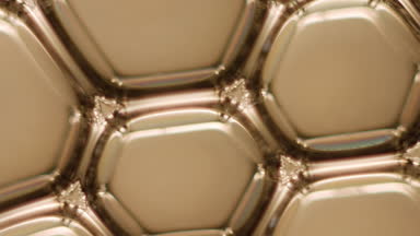 Bubbles divide and disappear in liquid