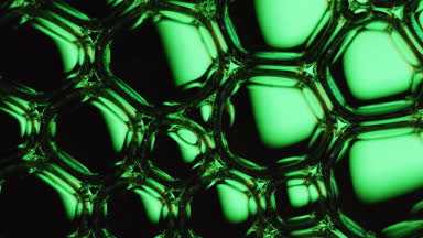 Octagon shaped bubbles