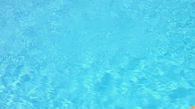 Clean water in swimming pool