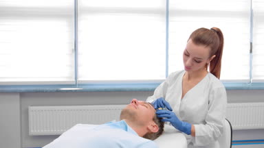 Platelet Rich Plasma injections for hair rejuvenation wide shot