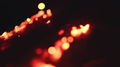 A fire spreading over the burning steel wool #K4HC025