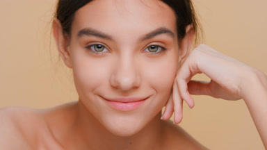 Final shot for beauty product commercial