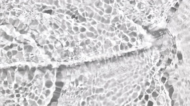 Water waves crossing and splashing on white bg