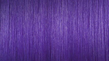 A wave passes through purple hair