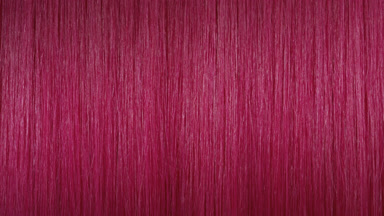 A stick running under pink hair surface making wave