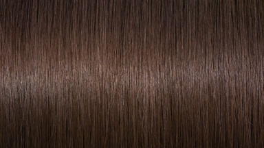 Light reflection passes through brown hair