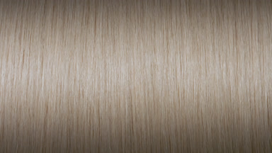 Reflection passes through blonde hair