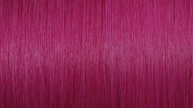 Light reflection passes through pink hair