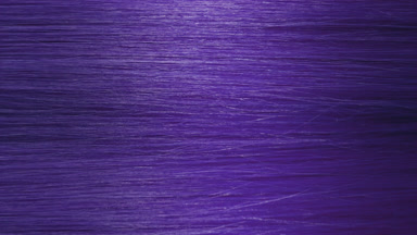A stick running under violet hair surface making wave