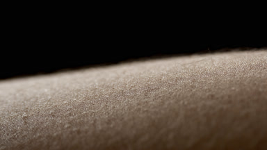 Macro shot of young African American woman's skin