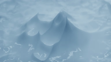 Macro of blue eye cream with hyaluronic acid peak in the shadow