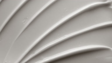 Crane macro shot of white anti-aging cream