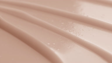 Beige anti-acne cream with lactic acid with moving lighting