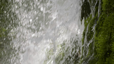 Mountain river waterfall
