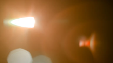 Warm light leak overlay prism flares flash horizontal travel
