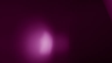 Pink light leak overlay bright spot moves bottom to top