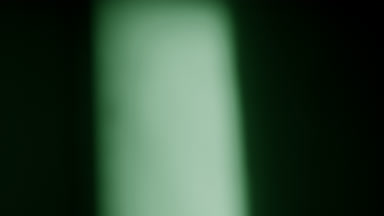 Green tint light leak vertical band moves center right