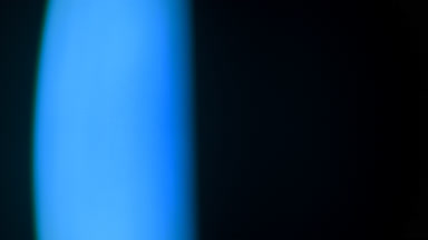 Cool tint light leak overlay vertical band on left