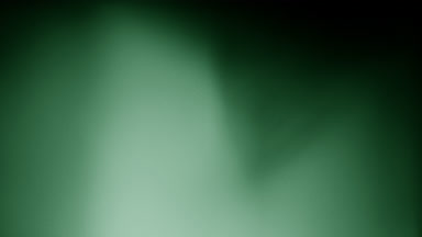 Green light leak overlay luminous spot moves upward