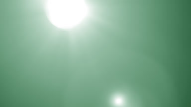 Green tint leak overlay spot moves left to right flares