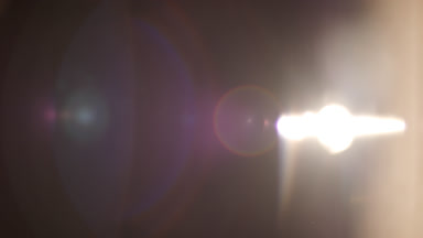 Neutral light leak overlay with right prism flare seamless