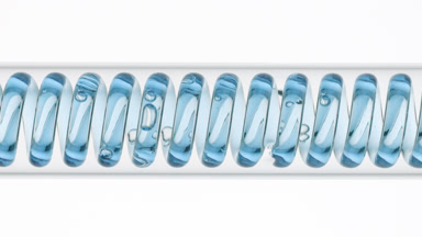 Copper gluconate solution in horizontal coil condenser, skincare