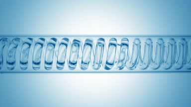 Cosmetic toner filling horizontal coil condenser, lab process