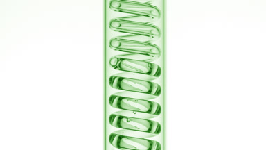 Isopropyl alcohol in vertical coil condenser for cosmetics