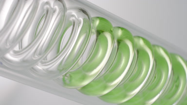 Centella asiatica infusion in spiral coil laboratory condenser