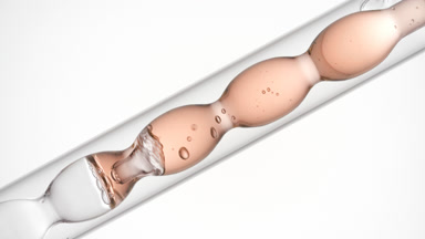 Grapefruit peel tincture in inclined bulb condenser for skincare
