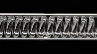 Cyclomethicone in horizontal coil condenser for cosmetics