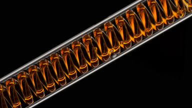 Marigold infusion fills inclined coil condenser for cosmetics