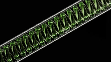 Isopropyl alcohol fills inclined coil condenser for cosmetics