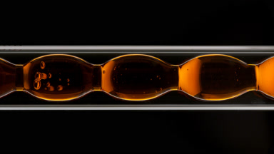 Calendula extract filling vertical bulb laboratory condenser