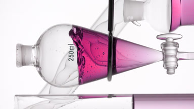Fragrance injected, creating significant splashes in liquid view