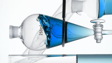 Spirulina solution injected producing significant splash inside