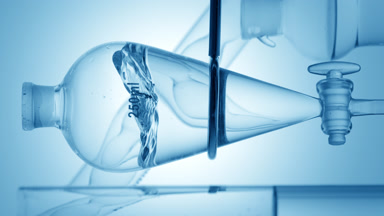 Oxygenated water injection creates waves in transparent liquid