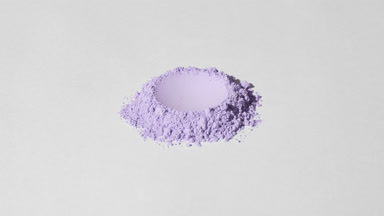 Pastel Violet Powder with Spherical Imprint and Light Effects