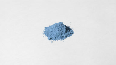Blue Powder Pile with Dynamic Light Effects