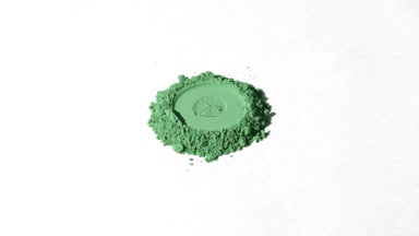 Dynamic Green Powder Shot with Shifting Shadows
