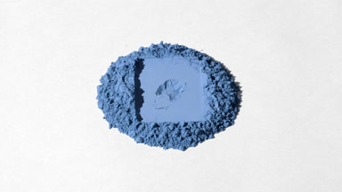 Shifting Shadows on Blue Powder with Engraving