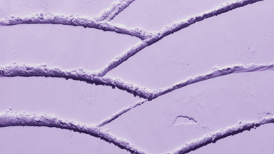 Changing Shadows on Violet Powder Surface