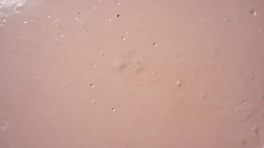 Time Lapse of Dark Beige Surface Drying with Cracks