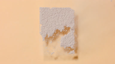 Slow-Motion Beige Powder Rectangle on Creamy Background