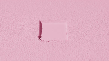 Pastel Pink Powder Surface with Dynamic Shadows