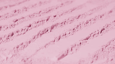 Pastel Pink Powder Surface with Parallel Knife Marks and Light