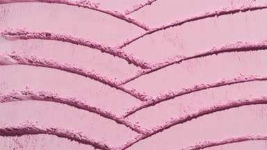 Pastel Pink Powder Surface with Crisscross Patterns