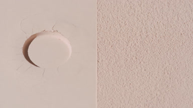 Beige Powder Surface with Impressed Mark and Shadows